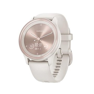GARMIN  vivomove Sport 指針智慧腕錶-靈魂白