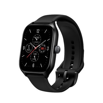 AMAZFIT 華米 GTS 4旗艦無邊際鋁合金通話健康智慧手錶-靜謐黑