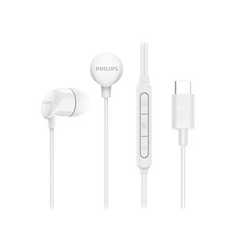 PHILIPS 飛利浦 TAE2146WT 高音質入耳式 Type-C 耳機/白