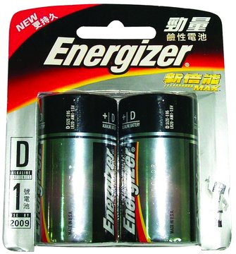 Energizer 勁量勁量鹼性1號*2