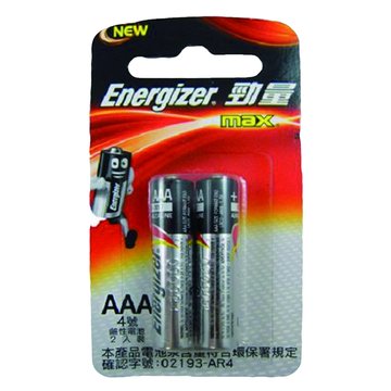 Energizer 勁量勁量鹼性4號2入