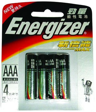 Energizer 勁量勁量鹼性4號4入