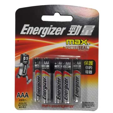 Energizer 勁量勁量鹼性4號8入