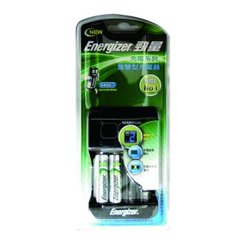 Energizer 勁量智慧型充電器(附低自放3號*2)