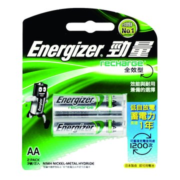 Energizer 勁量全效型3號2入低自放充電池