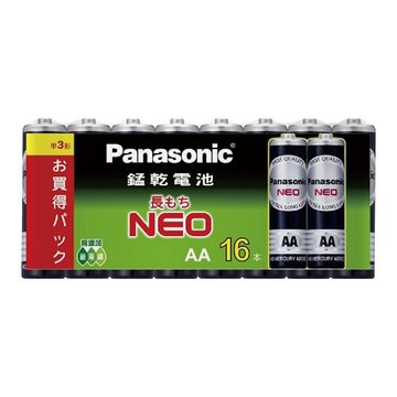 Panasonic 國際牌 Panasonic 錳乾電池 3號 16入(長)