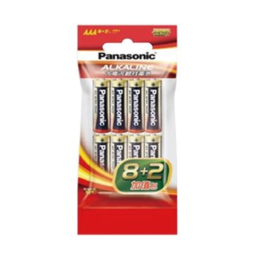 Panasonic 國際牌 Panasonic 大電流鹼性電池4號 8+2入