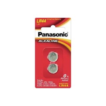 Panasonic 國際牌 Panasonic 1.5V鈕扣型鹼性電池 LR-44 2入