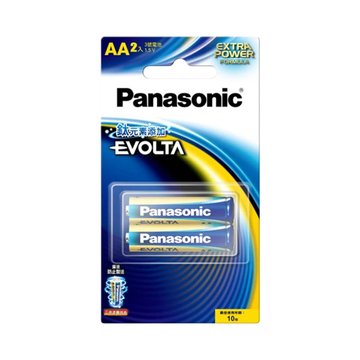 Panasonic 國際牌 Panasonic EVOLTA鈦元素電池3號2入 鹼性電池