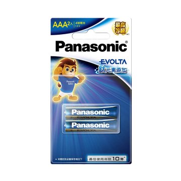 Panasonic 國際牌 (客訂品)Panasonic EVOLTA鈦元素電池4號2入 鹼性電池