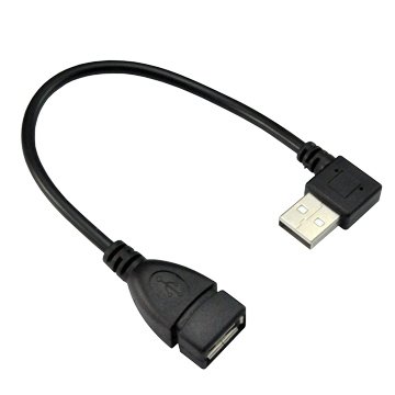 I-WIZ 彰唯USB2.0 A公90度/A母 20CM USB連接線