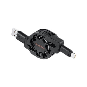 PowerSync Type-C USB2.0 伸縮易拉線 1M