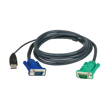 ATEN 宏正 USB介面切換器連接線 1.2M (2L-5201U) VGA連接線
