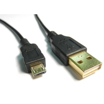 I-WIZ 彰唯USB2.0 A公/Micro B公 15CM黑色鍍金線 手機安卓系列