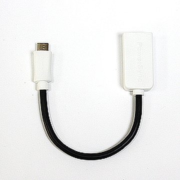 PowerSync USB2.0 A母/Micro USB OTG線15cm