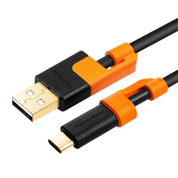 PowerSync USB2.0 Type-C/USB A公 2M 抗搖擺