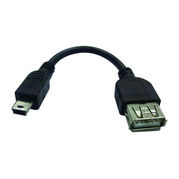 I-WIZ 彰唯USB A母/迷你5pin公 10cm 電腦-Mini5pin