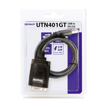 Uptech 登昌恆 UTN401GT USB to RS-232訊號轉換器 1.1M RS232連接線