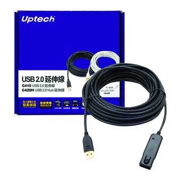 Uptech 登昌恆C410 USB 2.0 延伸線 (黑色) USB連接線