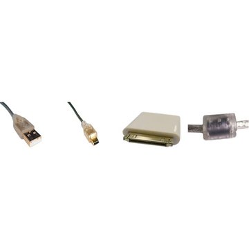 I-WIZ 彰唯USB2.0A公/Mini 5Pin+Apple充電兩用組1M 電腦-Mini5pin