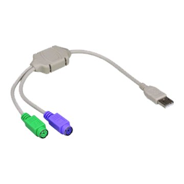 Pro-Best 柏旭佳USB-PS/2 轉接器 L=10CM USB連接線