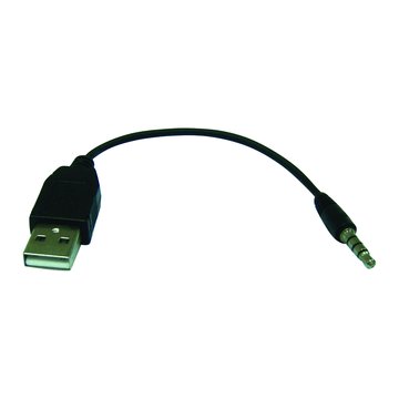 I-WIZ 彰唯 USB A公/3.5公 四極頭15cm 音源連接線