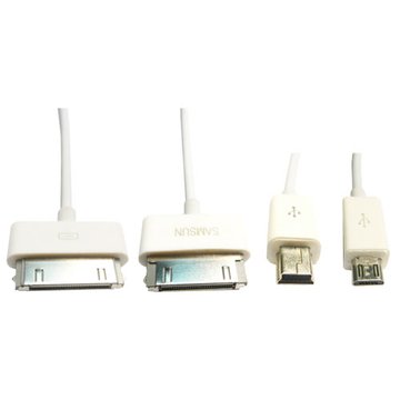 I-WIZ 彰唯USB2.0 A公/A母 1M+USB 2.0A公/30Pin+Mini  USB連接線