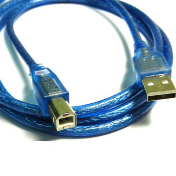 I-WIZ 彰唯 USB2.0 A公/A公 30cm透明藍 USB連接線