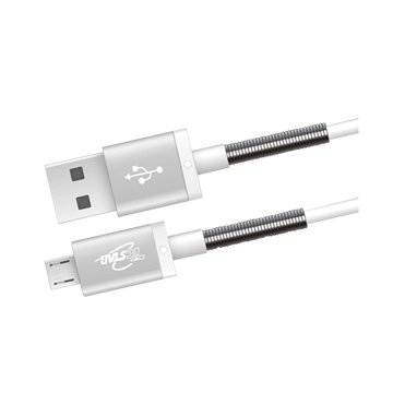 T.C.STAR 連鈺USB 2.0 A公/Micro B公 1.2M鋁合金彈簧線