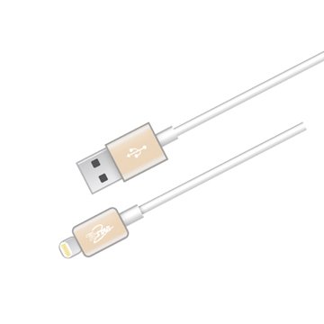 T.C.STAR Lightning / USB 1M 鋁頭PVC線