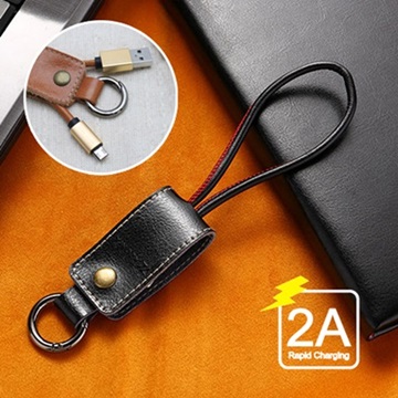 AZOMA USB 2.0 A公/Micro 公 時尚黑25cm