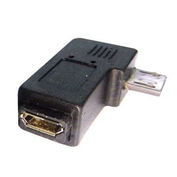 I-WIZ 彰唯Micro USB 公/母 向左90°轉接頭
