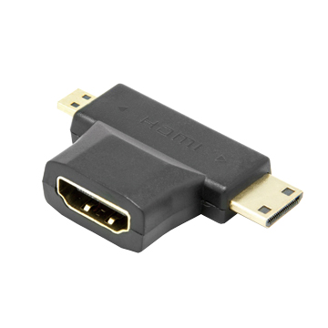 I-WIZ 彰唯HDMI母/Micro+MiniHDMI轉接頭.