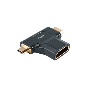 avier HDMI 母/公 T型轉接頭( micro/mini )HDMI