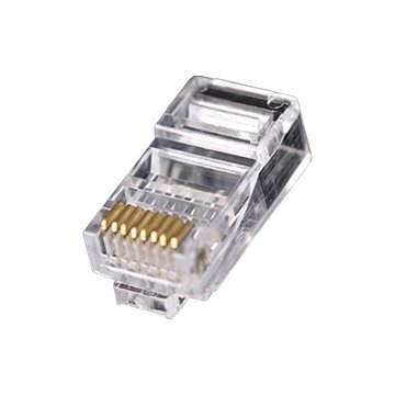  CAT.6 RJ45 穿透式水晶頭 100入 轉接頭類