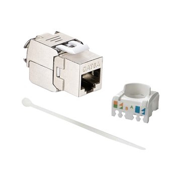 I-WIZ 彰唯 免工具CAT.6A金屬網路資訊插座(1入) 轉接頭類 網路線配件