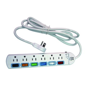 MIG C36686 六開六插 1.8米M 360度旋轉插座