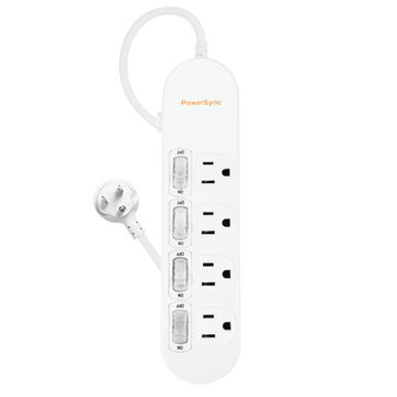 PowerSync PWS-EEA4418 四開四插1.8M防雷擊