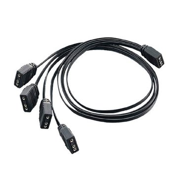 SILVER STONE 銀欣CPL03 / 一擴四 ARGB 風扇連接線