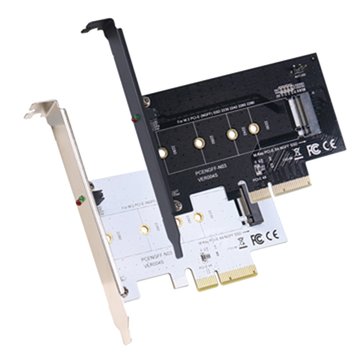 GALILEO 伽利略PCI-E 4X M.2(NVMe)1埠 (M2PE41) 轉換/矽磁碟機
