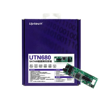 Uptech 登昌恆UTN680 SATAIII磁碟陣列背板 轉換/轉接卡