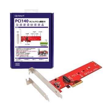 Uptech 登昌恆PCI140 M.2 to PCI-e 轉接卡 轉換/轉接卡