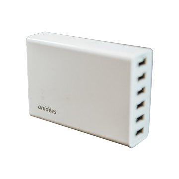 anidees 6 Port USB充電器 (Smart IC)