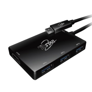 T.C.STAR 連鈺 Type-C 轉HDMI*1 / USB 3.0*3 轉接器 轉換/轉接器