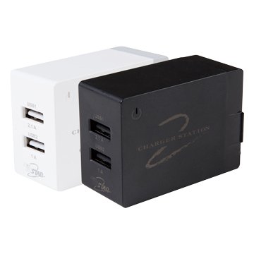 T.C.STAR 雙孔充電器 4.8A TCP2000 (隨機不挑色)