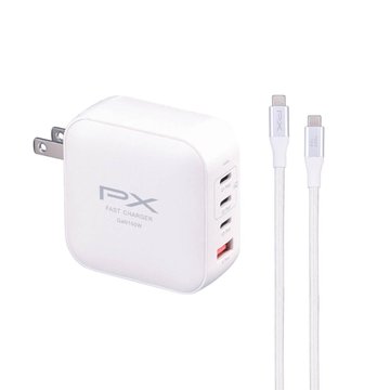 PX 大通 UCP-165CW 氮化鎵165W快充頭(1A3C)/白 USB充電器
