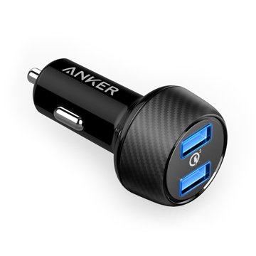 ANKER PowerDrive 極速雙孔車用充電器