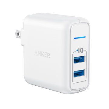ANKER PowerPort 雙孔充電座 (白)