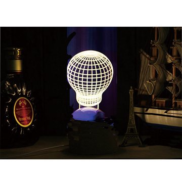 北歐3D立體 USB LED創意小夜燈-燈泡