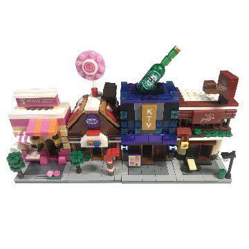 迷你街景積木玩具(小組)